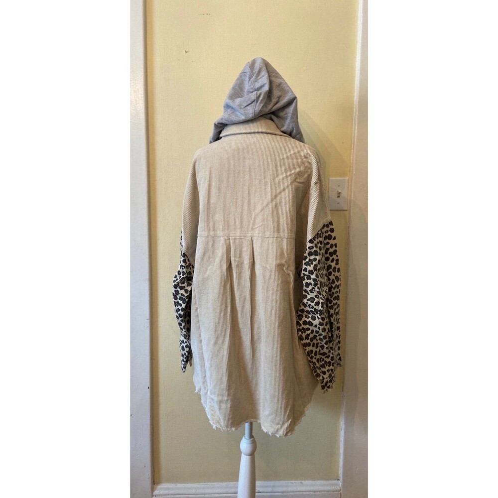 OLI HALI TOP OLI & HALI shirt Oli and Hali long sleeve snap down pockets boho SM - Picture 6 of 12
